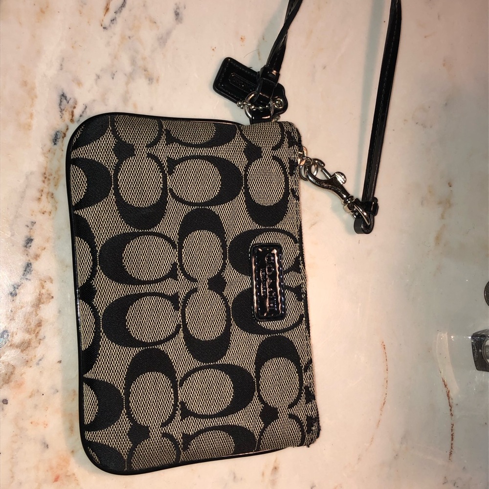 Coach Zip Wristlet